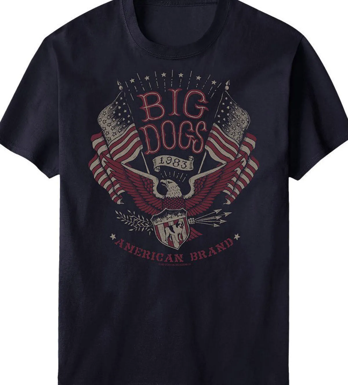 Big Dogs Patriotic|American Brand T-Shirt