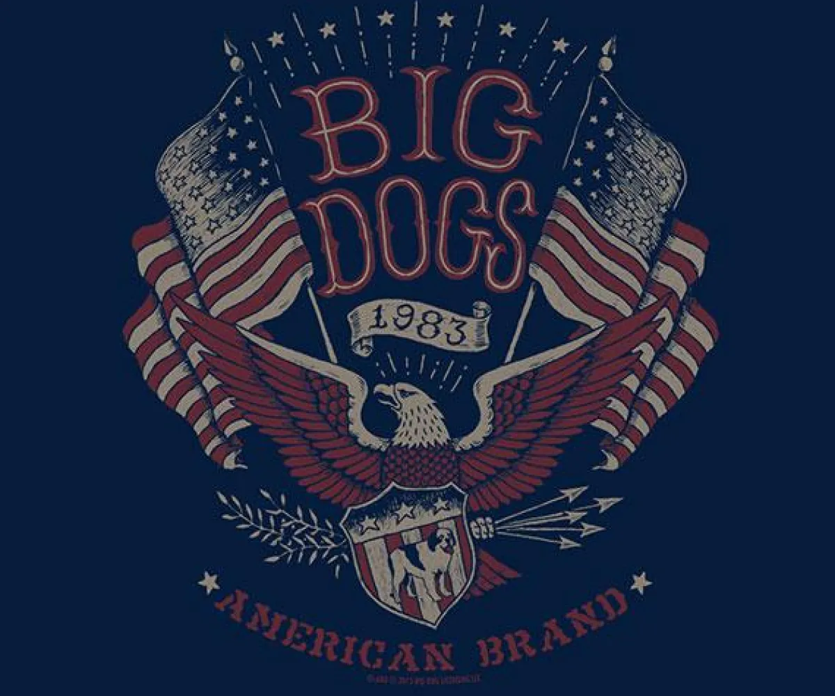 Big Dogs Patriotic|American Brand T-Shirt