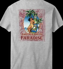 Big Dogs Food & Drink|Another Day in Paradise T-Shirt
