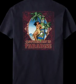 Big Dogs Food & Drink|Another Day in Paradise T-Shirt