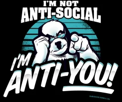 Big Dogs Big Attitude|Anti You T-Shirt