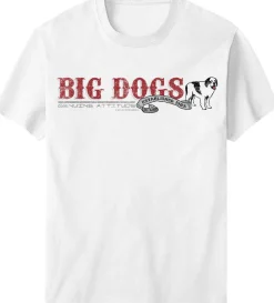Big Dogs Chest Stripe|Attitude Stripe T-Shirt