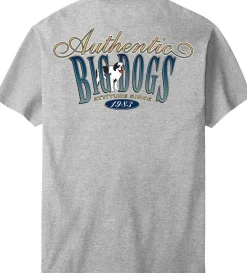 Big Dogs Logo Tees|Big Attitude|Authentic Attitude T-Shirt