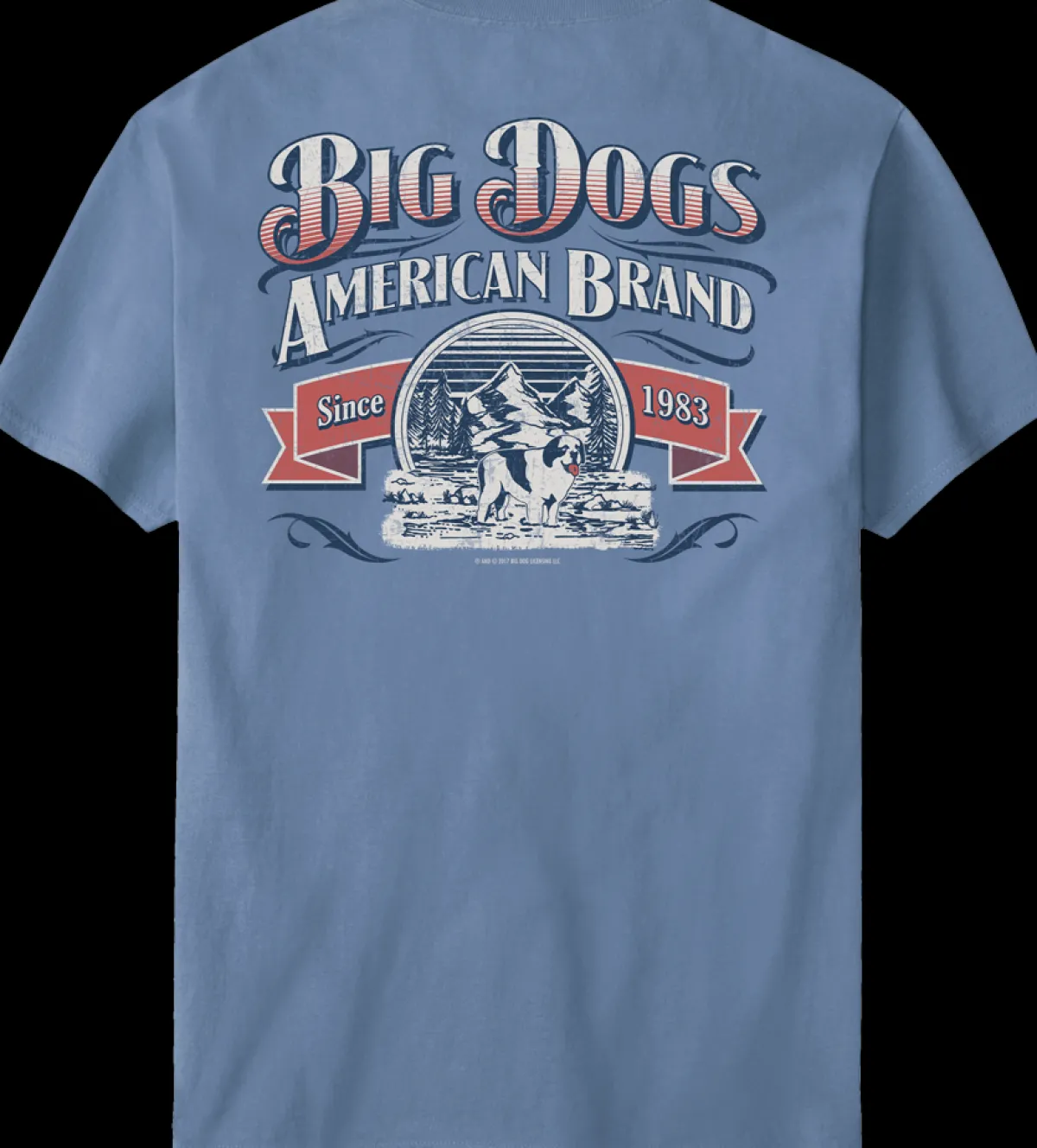 Big Dogs Patriotic|Logo Tees|Bd American Brand T-Shirt