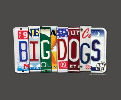 Big Dogs Logo Tees|Bd License Plate T-Shirt
