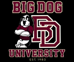 Big Dogs Sports|Bd University Burgundy Gold T-shirt