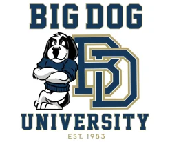Big Dogs Sports|Bd University Navy Gold T-shirt