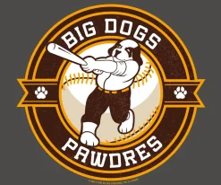 Big Dogs Sports|Parody|Bdbb Pawdres T-shirt
