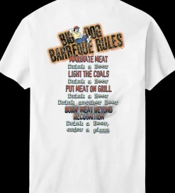 Big Dogs Food & Drink|Big Dog BBQ Rules T-Shirt