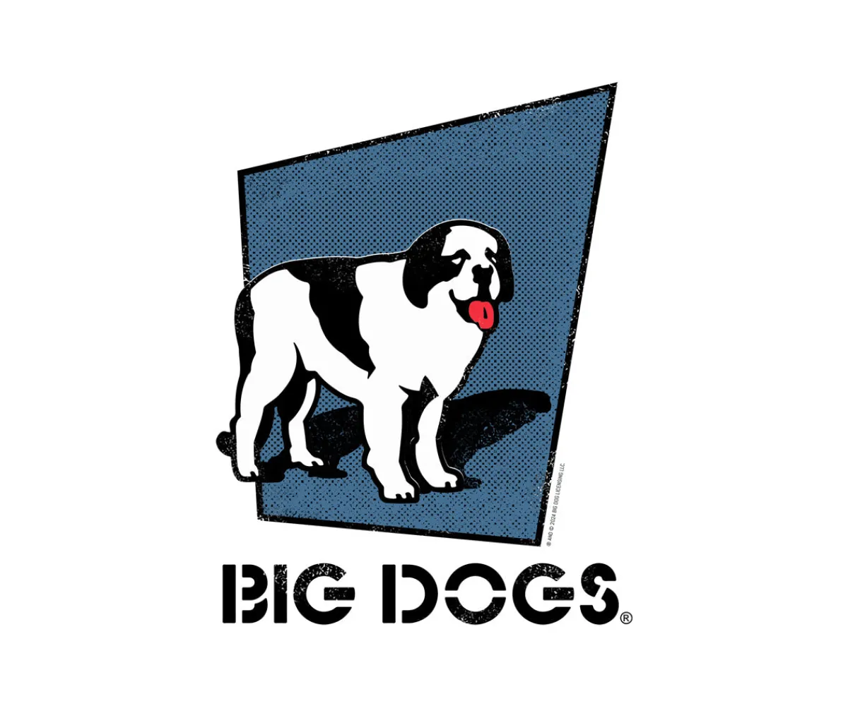 Big Dogs Logo Tees|Big Dog Logo Retro T-shirt