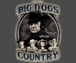 Big Dogs Parody|Of Country T-Shirt