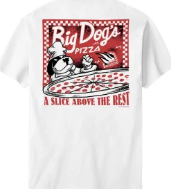 Big Dogs Food & Drink|Pizza T-Shirt