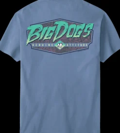 Big Dogs Logo Tees|Retro Batik T-Shirt