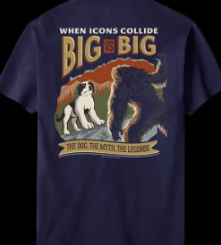 Big Dogs Humor|Big vs Big T-shirt