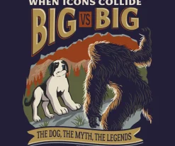 Big Dogs Humor|Big vs Big T-shirt
