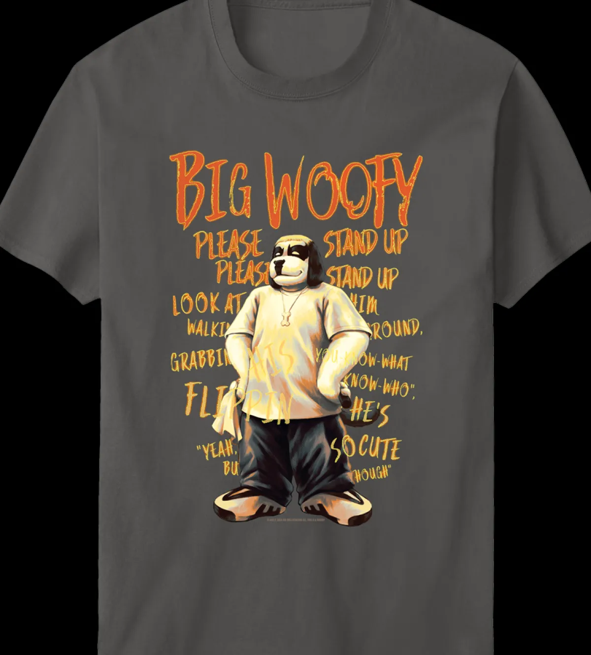 Big Dogs Parody|Big Woofy T-shirt