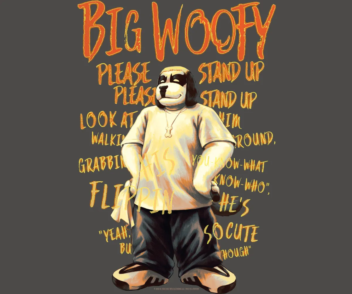 Big Dogs Parody|Big Woofy T-shirt