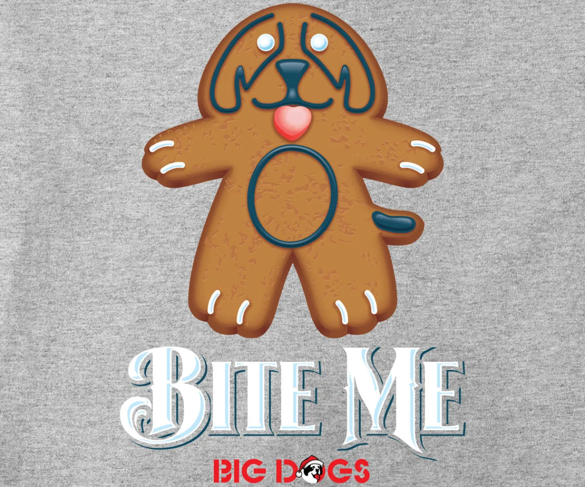 Big Dogs Food & Drink|Holiday|Bite Me Holiday T-shirt