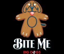 Big Dogs Food & Drink|Humor|Bite Me Holiday T-shirt