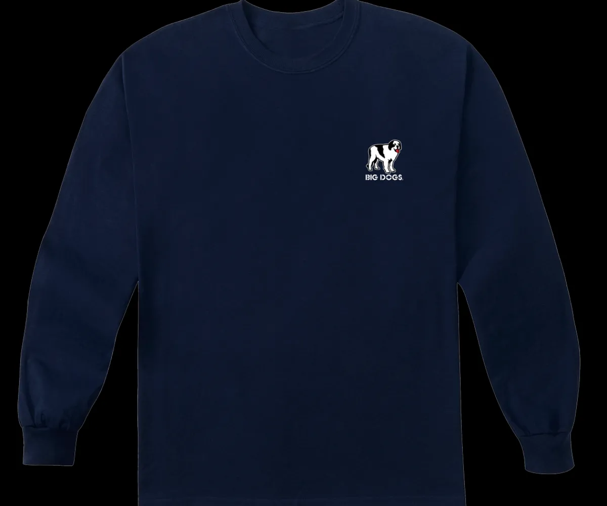 Big Dogs Long Sleeve Tees|Box Logo Long Sleeve T-shirt