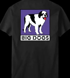 Big Dogs Logo Tees|Box Logo Purple T-shirt