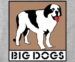 Big Dogs Logo Tees|Box Logo Tan T-shirt