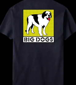 Big Dogs Logo Tees|Box Logo Yellow T-shirt