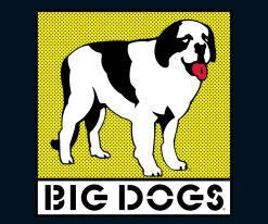 Big Dogs Logo Tees|Box Logo Yellow T-shirt