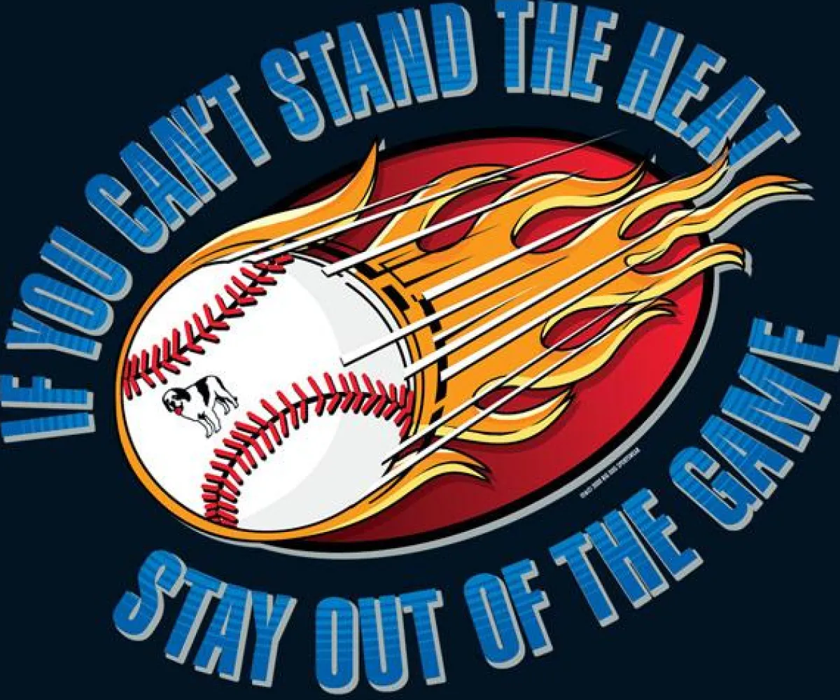 Big Dogs Sports|Baseball|Can Not Stand The Heat Baseball T-Shirt