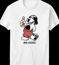 Big Dogs Food & Drink|Humor|Dog Character Pose T-Shirt
