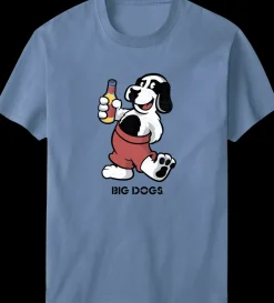 Big Dogs Food & Drink|Dog Character Pose T-Shirt