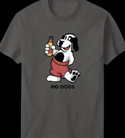 Big Dogs Food & Drink|Dog Character Pose T-Shirt