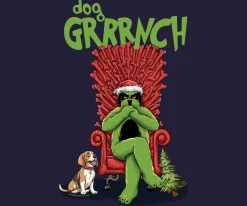 Big Dogs Holiday|Dog Grrrinch T-shirt