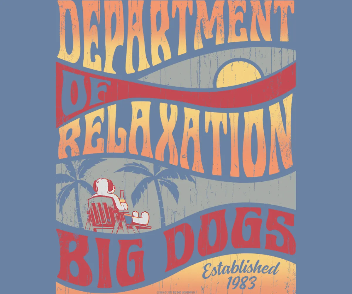 Big Dogs Dept Of Relaxation|DOR Wave T-Shirt