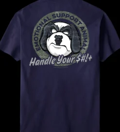 Big Dogs Big Attitude|Emotional Support Animal T-Shirt
