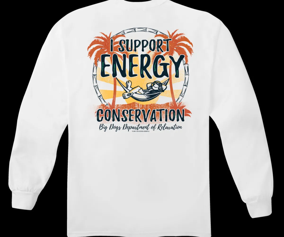 Big Dogs Long Sleeve Tees|Energy Conservation Long Sleeve T-shirt