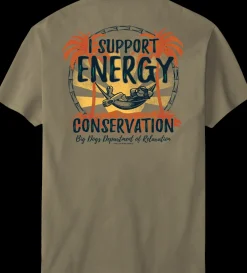 Big Dogs Dept Of Relaxation|Humor|Energy Conservation T-Shirt