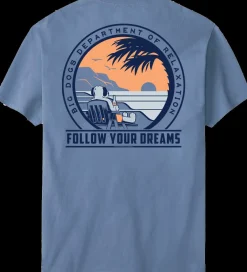 Big Dogs Dept Of Relaxation|Follow Your Dreams T-Shirt