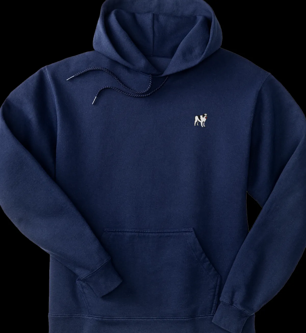 Big Dogs French Terry Fleece Hoodies|French Terry Fleece Embroidered Hoodie