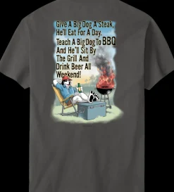Big Dogs Food & Drink|Give A Bd A Steak T-Shirt
