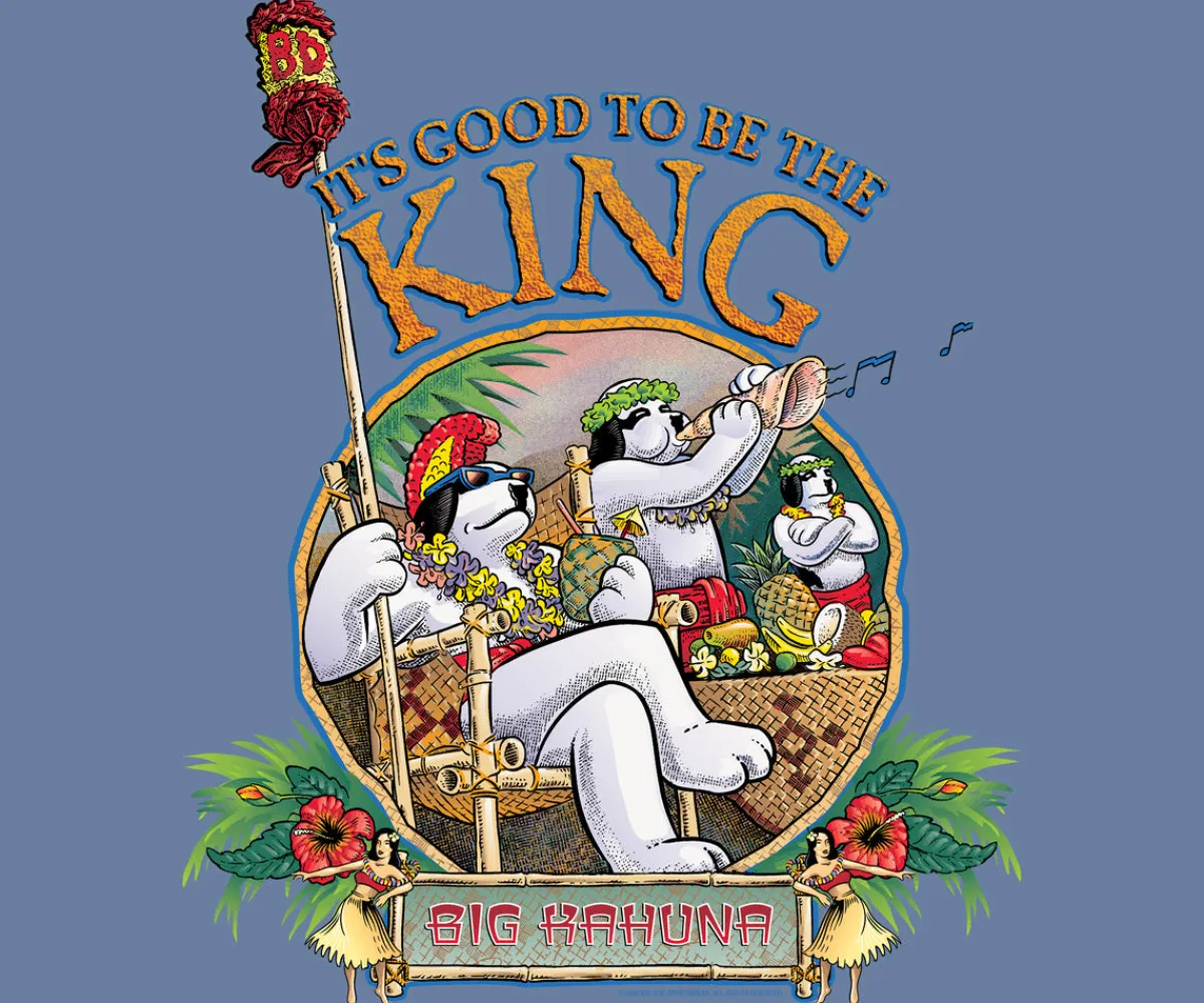 Big Dogs Big Attitude|Good To Be King T-Shirt