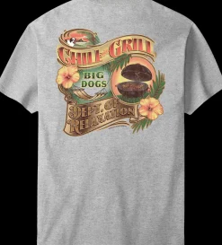 Big Dogs Dept Of Relaxation|Food & Drink|Grill & Chill T-Shirt