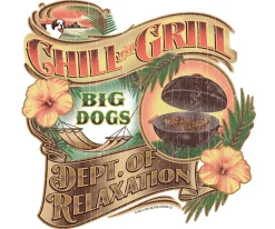 Big Dogs Food & Drink|Grill & Chill T-Shirt