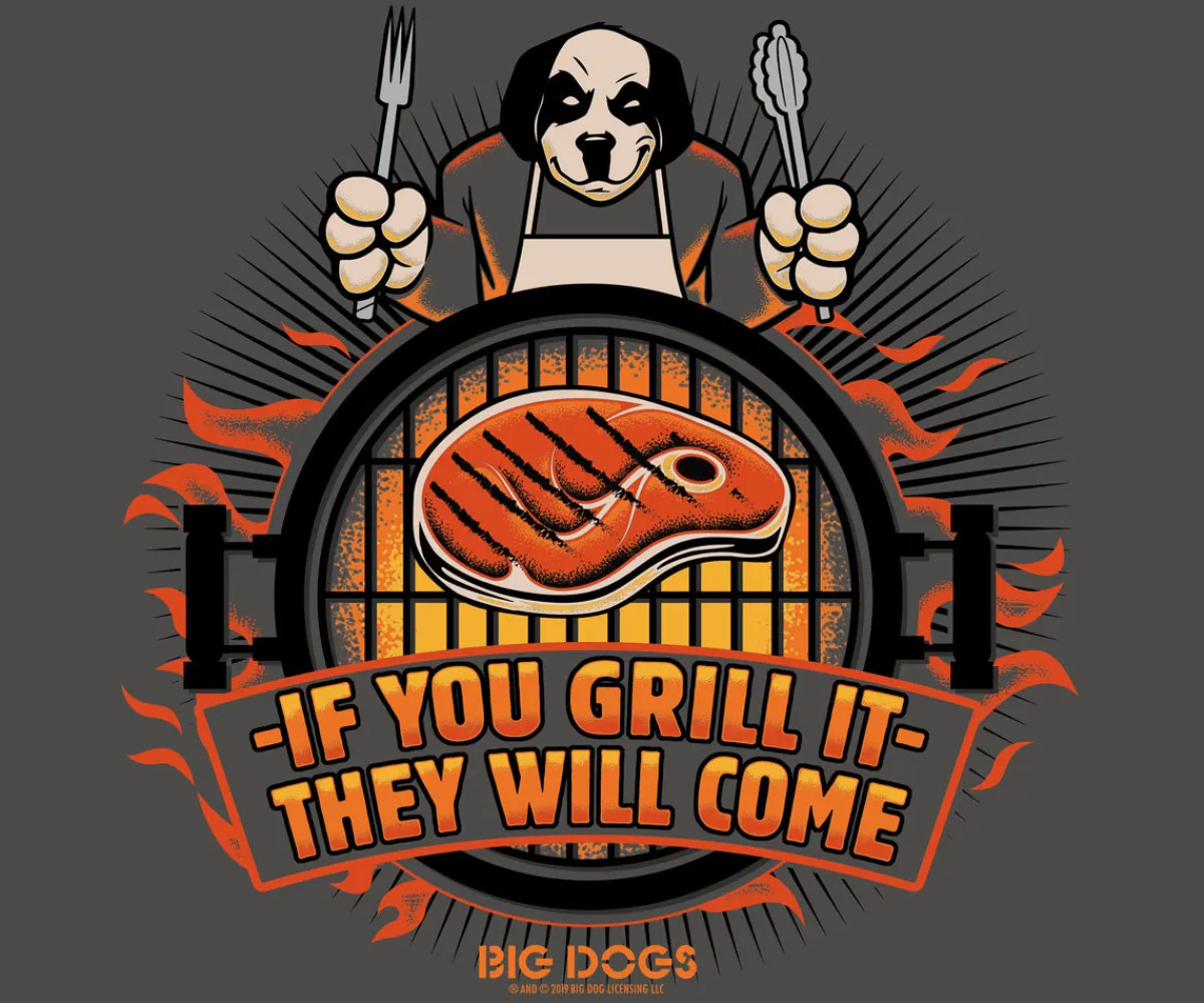 Big Dogs Food & Drink|Grill It T-Shirt