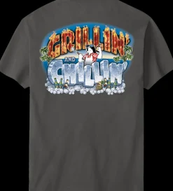 Big Dogs Food & Drink|Grillin Chillin T-Shirt