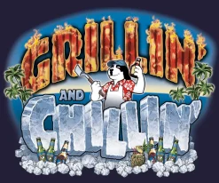 Big Dogs Food & Drink|Grillin Chillin T-Shirt