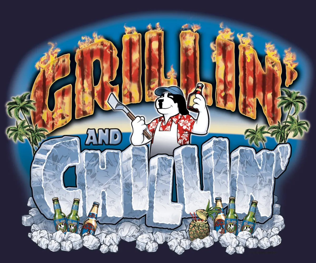 Big Dogs Food & Drink|Grillin Chillin T-Shirt