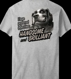 Big Dogs Humor|Handsome And Brilliant T-Shirt