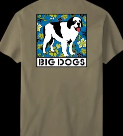 Big Dogs Logo Tees|Hibiscus Logo T-shirt
