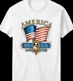 Big Dogs Patriotic|Big Attitude|Home Of The Big T-Shirt